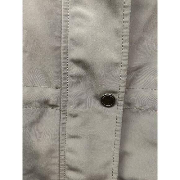 Mackintosh New England Hooded jacket Womens Small Tan Neutral Snap/Zip Mature - Picture 6 of 12